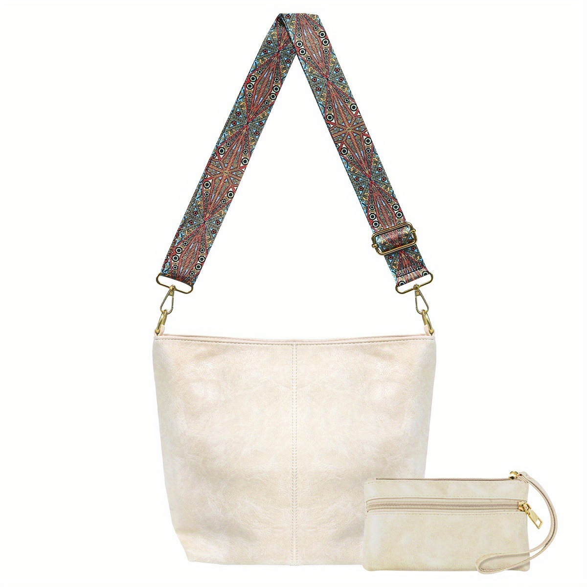 Large-capacity Retro Broadband Shoulder Messenger Bag - Image 8