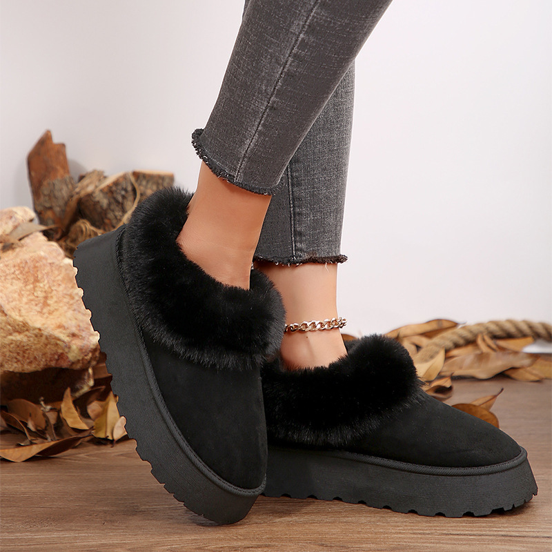 Women's Winter Indoor And Outdoor Home Cotton Boots - Image 6