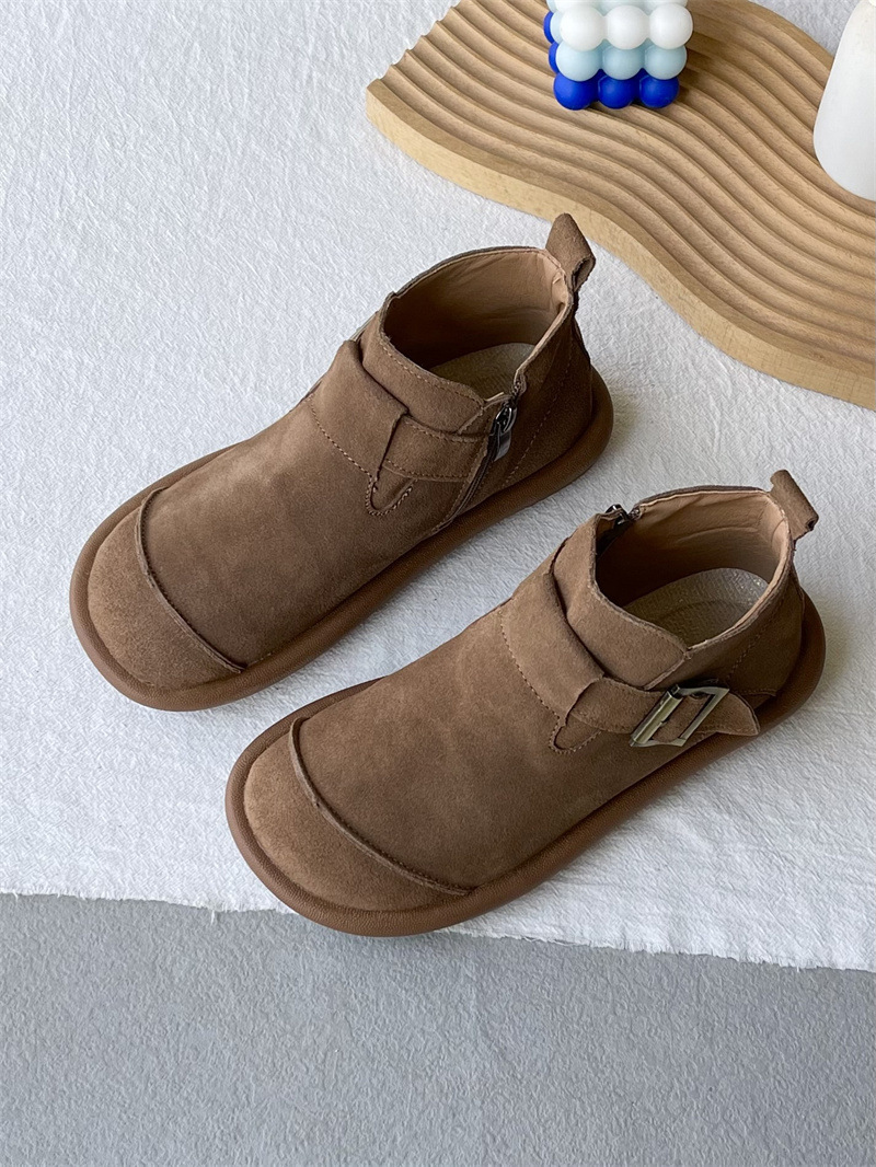 Mori Style Retro Soft Leather Martin Boots Leisure College Style All-matching - Image 4