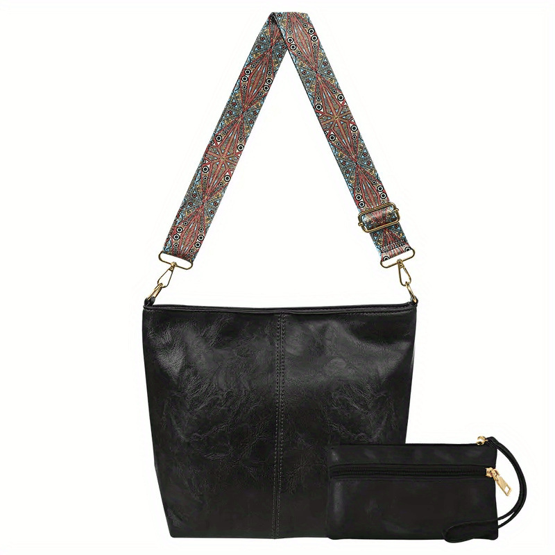 Large-capacity Retro Broadband Shoulder Messenger Bag - Image 6