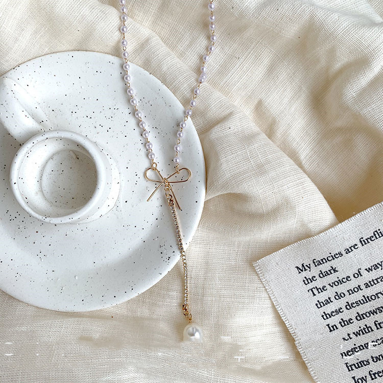 New Niche Design Pearl Necklace Women"s Fashion Cool Wind - Image 4