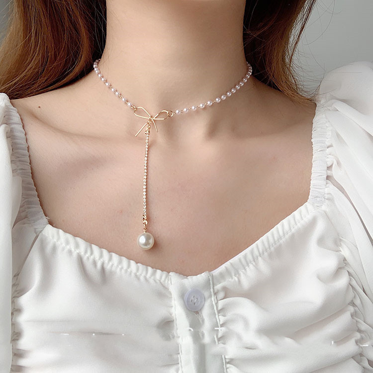 New Niche Design Pearl Necklace Women"s Fashion Cool Wind - Image 5