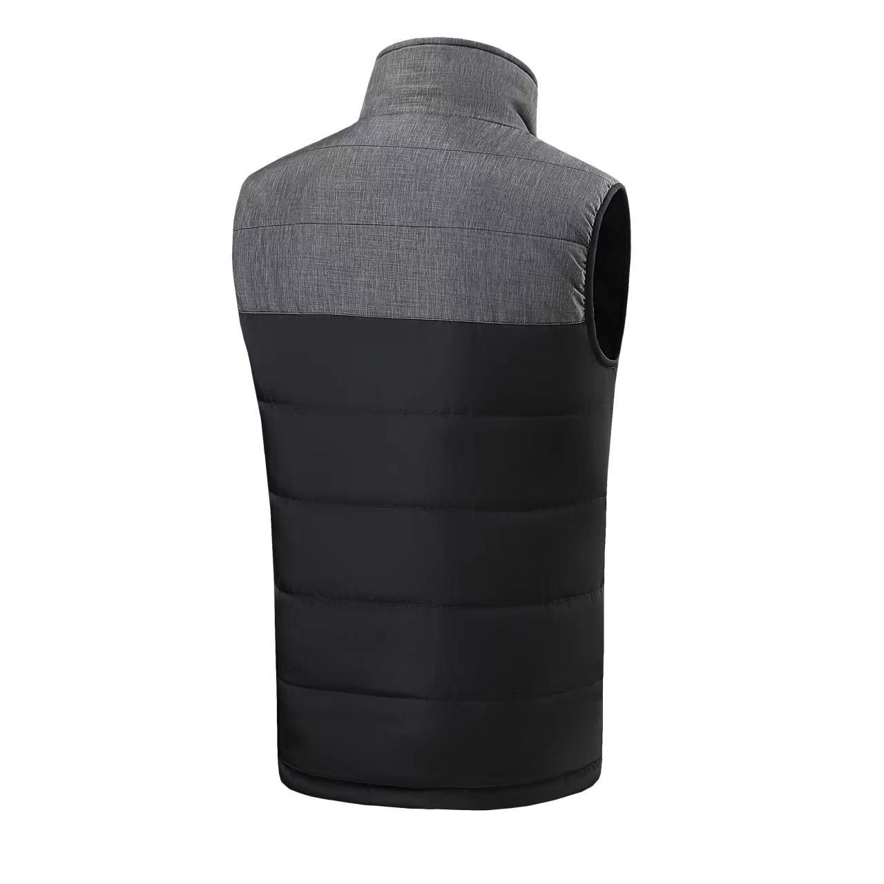 Color Matching Four-control Zone 21 Self-heating Vest V-neck - Image 3