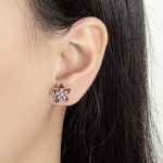 Retro Flower Five Faces Fashion Earrings
