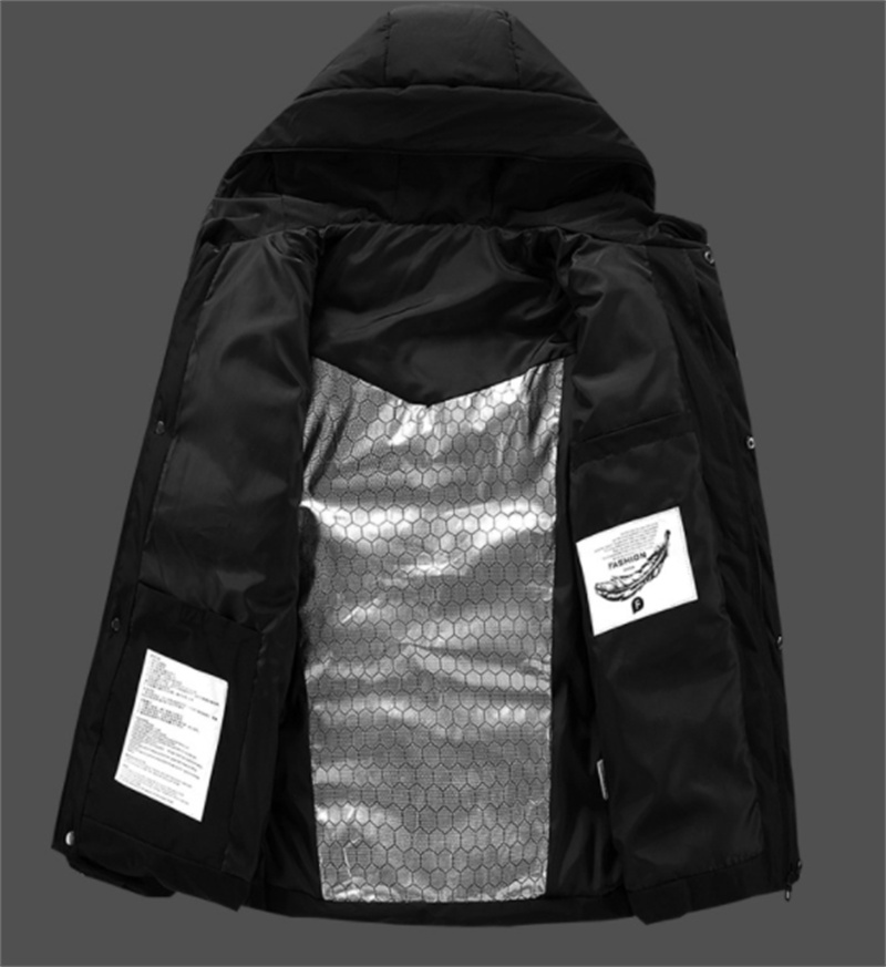Men's Winter Fleece Padded Jacket Thick Heating Clothing - Image 5