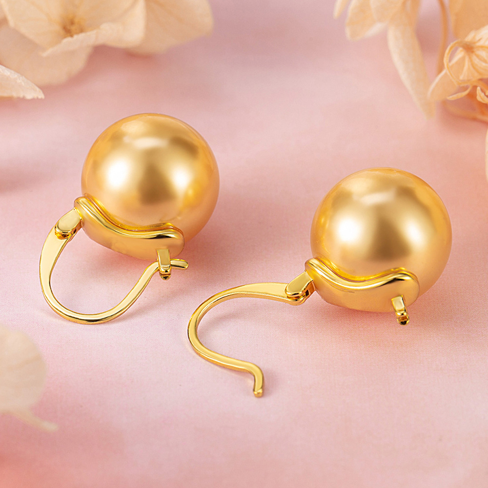 Fashion Round Beads Ear Clip Retro - Image 2